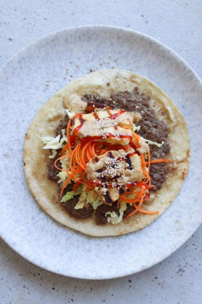 Smashed tacos med oksekød