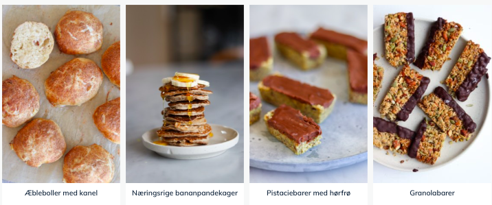 sødt til madpakken, snacks og søde sager