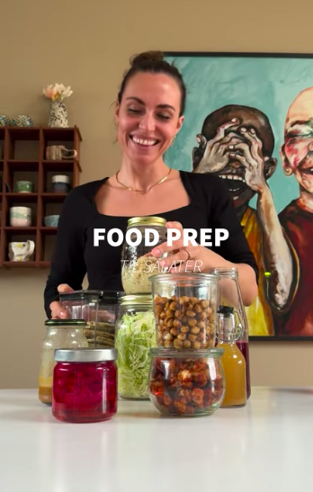 food prep til madpakke og salater