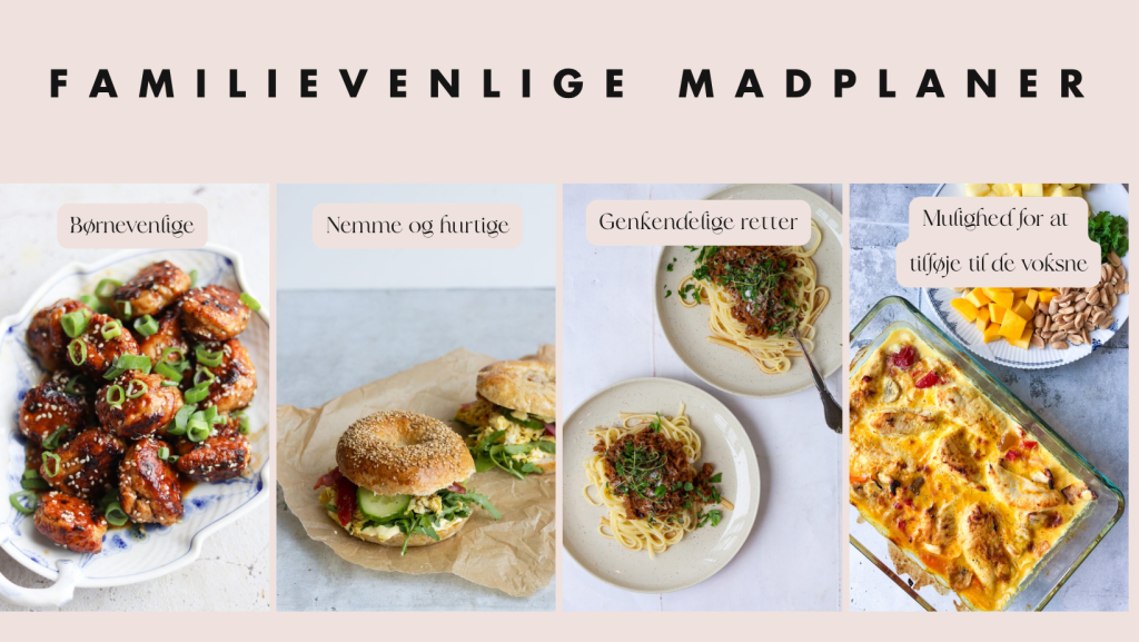 børnevenlige madplaner