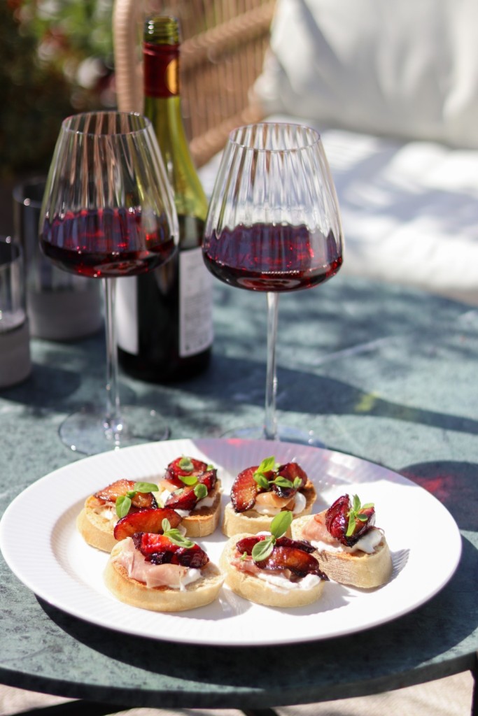 bruschetta og vin